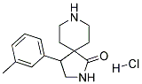 4-M-TOLYL-2,8-DIAZASPIRO[4.5]DECAN-1-ONE HYDROCHLORIDE Struktur