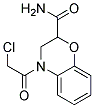 4-(CHLOROACETYL)-3,4-DIHYDRO-2H-1,4-BENZOXAZINE-2-CARBOXAMIDE Struktur