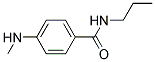 4-METHYLAMINO-N-PROPYL-BENZAMIDE Struktur