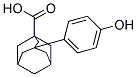 3-(4-HYDROXYPHENYL)ADAMANTANE-1-CARBOXYLIC ACID Struktur