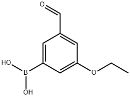 3-ETHOXY-5-FORMYLPHENYLBORONIC ACID Struktur