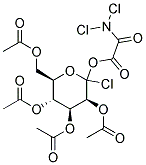 O-(2,3,4,6-TETRA-O-ACETYL-D-MANNOPYRANOSYL)-TRICHLOROACETAMIDATE Struktur