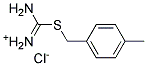 AMINO[(4-METHYLBENZYL)SULFANYL]METHANIMINIUM CHLORIDE Struktur