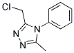 3-(CHLOROMETHYL)-5-METHYL-4-PHENYL-4H-1,2,4-TRIAZOLE Struktur