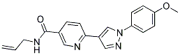 N-ALLYL-6-[1-(4-METHOXYPHENYL)-1H-PYRAZOL-4-YL]NICOTINAMIDE Struktur