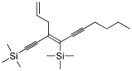 (Z)-5-TRIMETHYLSILANYL-4-TRIMETHYLSILANYLETHYNYLUNDECA-1,4-DIEN-6-YNE Struktur