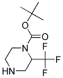 2-TRIFLUOROMETHYL-PIPERAZINE-1-CARBOXYLIC ACID TERT-BUTYL ESTER Struktur