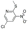 5-CHLORO-2-METHYLSULFANYL-3-NITRO-PYRIDINE Struktur