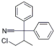 GAMMA-CHLORO-ALPHA,ALPHA-DIPHENYL-BETA-METHYLBUTYRONITRILE Struktur