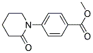 4-(2-OXO-PIPERIDIN-1-YL)-BENZOIC ACID METHYL ESTER Struktur