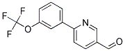 6-(3-TRIFLUOROMETHOXY-PHENYL)-PYRIDINE-3-CARBALDEHYDE Struktur