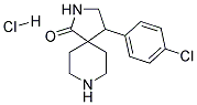 4-(4-CHLOROPHENYL)-2,8-DIAZASPIRO[4.5]DECAN-1-ONE HYDROCHLORIDE Struktur