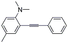 DIMETHYL-(4-METHYL-2-PHENYLETHYNYL-PHENYL)-AMINE Struktur