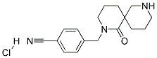 3'-SPIRO-[3-(N-4-CYANOBENZYL-2-PIPERIDONE)]PIPERIDINE HCL Struktur