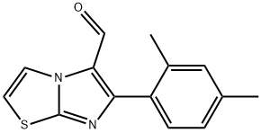 6-(2,4-DIMETHYLPHENYL)IMIDAZO[2,1-B][1,3]THIAZOLE-5-CARBALDEHYDE Struktur