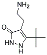 4-(2-AMINOETHYL)-5-TERT-BUTYL-1,2-DIHYDRO-3H-PYRAZOL-3-ONE Struktur