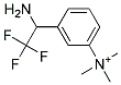 [3-(1-AMINO-2,2,2-TRIFLUORO-ETHYL)-PHENYL]-TRIMETHYL-AMMONIUM Struktur