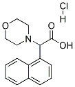 MORPHOLIN-4-YL-NAPHTHALEN-1-YL-ACETIC ACID HYDROCHLORIDE Struktur