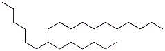 7-N-HEXYLOCTADECANE Struktur