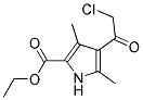 ETHYL 4-(CHLOROACETYL)-3,5-DIMETHYL-1H-PYRROLE-2-CARBOXYLATE Struktur