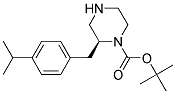 (S)-2-(4-ISOPROPYL-BENZYL)-PIPERAZINE-1-CARBOXYLIC ACID TERT-BUTYL ESTER Struktur