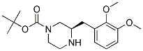 (R)-3-(2,3-DIMETHOXY-BENZYL)-PIPERAZINE-1-CARBOXYLIC ACID TERT-BUTYL ESTER Struktur