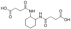 N-[2-(3-CARBOXY-PROPIONYLAMINO)-CYCLOHEXYL]-SUCCINAMIC ACID Struktur