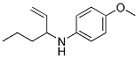 (4-METHOXY-PHENYL)-(1-VINYL-BUTYL)-AMINE Struktur