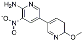 6'-METHOXY-5-NITRO-[3,3']BIPYRIDINYL-6-YL-AMINE Struktur