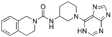 N-[1-(1H-PURIN-6-YL)PIPERIDIN-3-YL]-3,4-DIHYDROISOQUINOLINE-2(1H)-CARBOXAMIDE Struktur