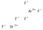 STRONTIUM ALUMINUM FLUORIDE Struktur