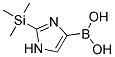 2-TRIMETHYLSILYLIMIDAZOLE-4-BORONIC ACID Struktur