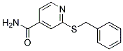 2-[(PHENYLMETHYL)THIO]-4-PYRIDINECARBOXAMIDE Struktur