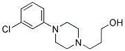 3-[4-(3-CHLOROPHENYL)PIPERAZIN-1-YL]PROPANOL Struktur