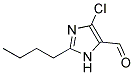 2-N-BUTYL-4-CHLORO-1H-IMIDAZOLE-5-CARBOXALDEHYDE Struktur