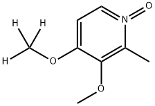 3,4-DIMETHOXY-2-METHYLPYRIDINE N-OXIDE-D3 Struktur