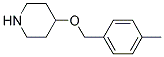 4-[(4-METHYLBENZYL)OXY]PIPERIDINE Struktur