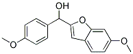 (6-METHOXY-BENZOFURAN-2-YL)-(4-METHOXY-PHENYL)-METHANOL Struktur