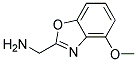 (4-METHOXYBENZO[D]OXAZOL-2-YL)METHANAMINE Struktur