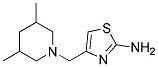 4-[(3,5-DIMETHYLPIPERIDIN-1-YL)METHYL]-1,3-THIAZOL-2-AMINE Struktur