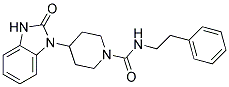 4-(2-OXO-2,3-DIHYDRO-1H-BENZIMIDAZOL-1-YL)-N-(2-PHENYLETHYL)PIPERIDINE-1-CARBOXAMIDE Struktur