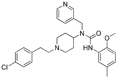 N-(1-[2-(4-CHLOROPHENYL)ETHYL]PIPERIDIN-4-YL)-N'-(2-METHOXY-5-METHYLPHENYL)-N-(PYRIDIN-3-YLMETHYL)UREA Struktur