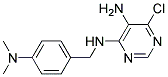 6-CHLORO-N4-(4-DIMETHYLAMINO-BENZYL)-PYRIMIDINE-4,5-DIAMINE Struktur