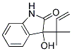 3-(1,1-DIMETHYL-ALLYL)-3-HYDROXY-1,3-DIHYDRO-INDOL-2-ONE Struktur