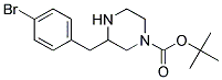 3-(4-BROMO-BENZYL)-PIPERAZINE-1-CARBOXYLIC ACID TERT-BUTYL ESTER Struktur