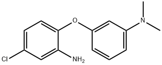 N-[3-(2-AMINO-4-CHLOROPHENOXY)PHENYL]-N,N-DIMETHYLAMINE Struktur