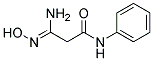 (3Z)-3-AMINO-3-(HYDROXYIMINO)-N-PHENYLPROPANAMIDE Struktur