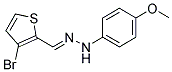 N-(3-BROMO-THIOPHEN-2-YLMETHYLENE)-N'-(4-METHOXY-PHENYL)-HYDRAZINE Struktur