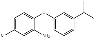 5-CHLORO-2-(3-ISOPROPYLPHENOXY)ANILINE Struktur