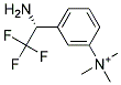 [3-((R)-1-AMINO-2,2,2-TRIFLUORO-ETHYL)-PHENYL]-TRIMETHYL-AMMONIUM Struktur